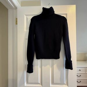 Ralph Lauren Navy Ribbed Turtleneck Sweater excellent condition